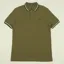 Fred Perry Twin Tipped Polo Shirt M3600 - Uniform Green/Light Ice/Night Green